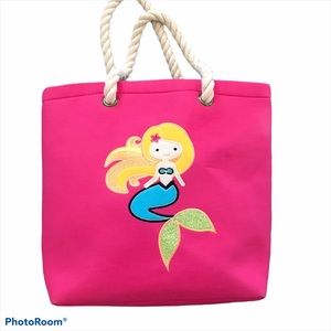 FlapJack Kids Mermaid/Seahorse 2-Sided Tote